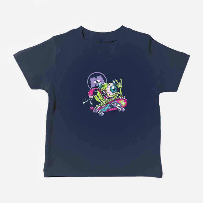 Monster Skate-Baby-Basic-Tee-Nemons