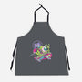 Monster Skate-Unisex-Kitchen-Apron-Nemons