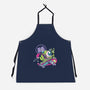 Monster Skate-Unisex-Kitchen-Apron-Nemons