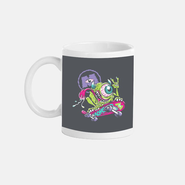Monster Skate-None-Mug-Drinkware-Nemons