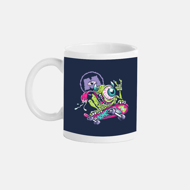 Monster Skate-None-Mug-Drinkware-Nemons