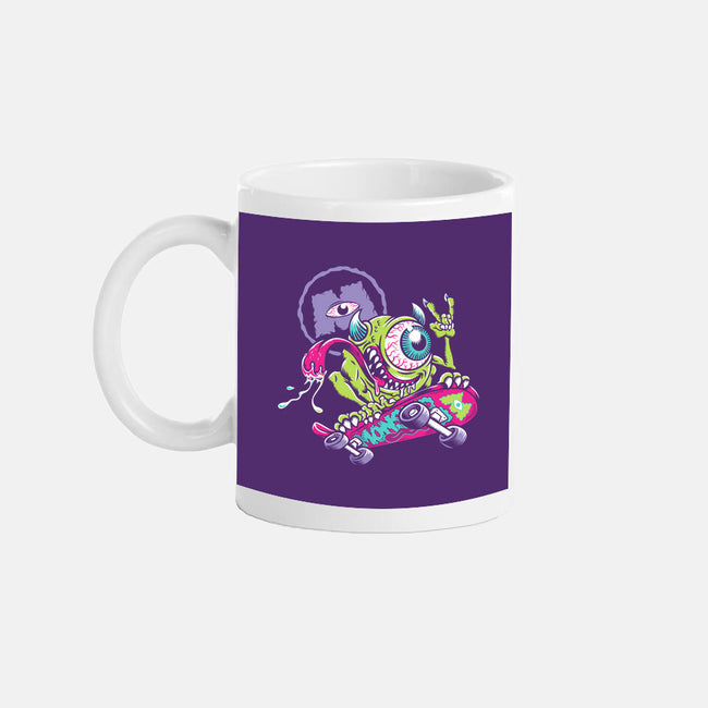 Monster Skate-None-Mug-Drinkware-Nemons