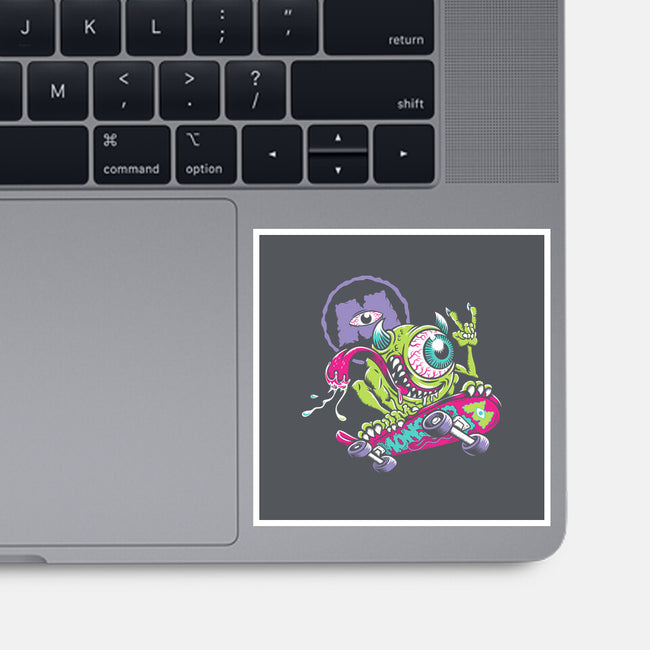Monster Skate-None-Glossy-Sticker-Nemons