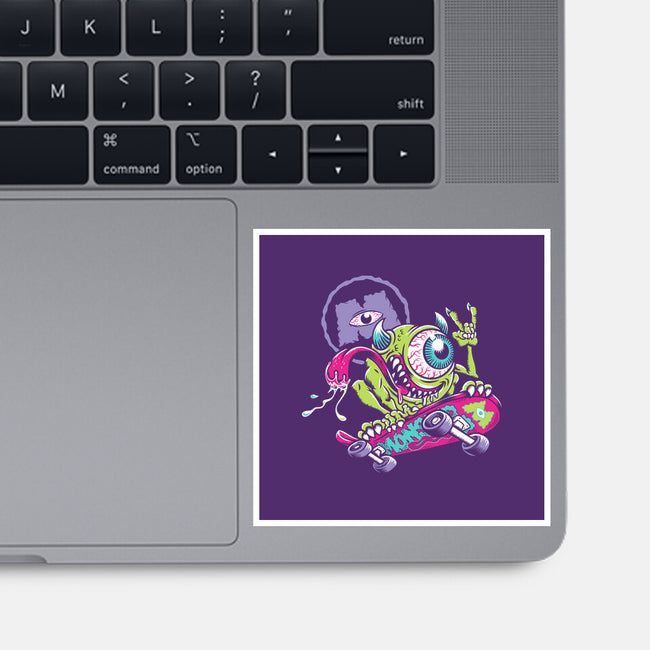 Monster Skate-None-Glossy-Sticker-Nemons