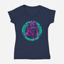 Former Child Actor-Womens-V-Neck-Tee-rmatix