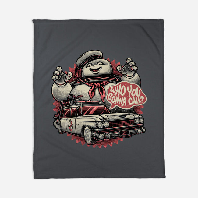 Ghost In The City-None-Fleece-Blanket-glitchygorilla