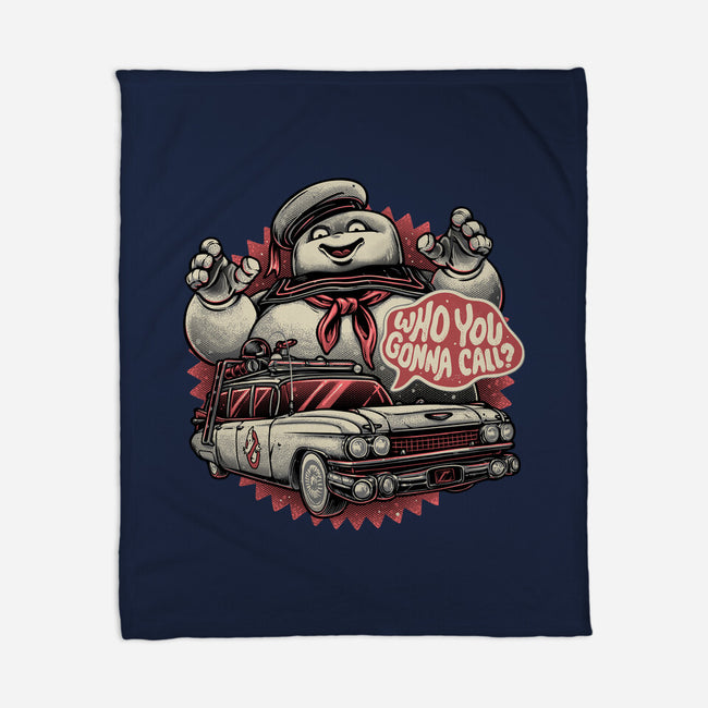 Ghost In The City-None-Fleece-Blanket-glitchygorilla