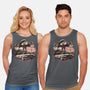 Ghost In The City-Unisex-Basic-Tank-glitchygorilla