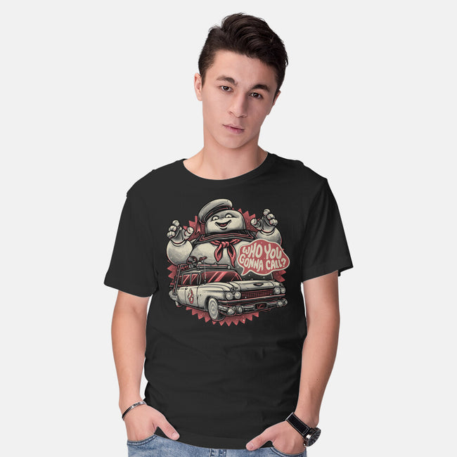 Ghost In The City-Mens-Basic-Tee-glitchygorilla