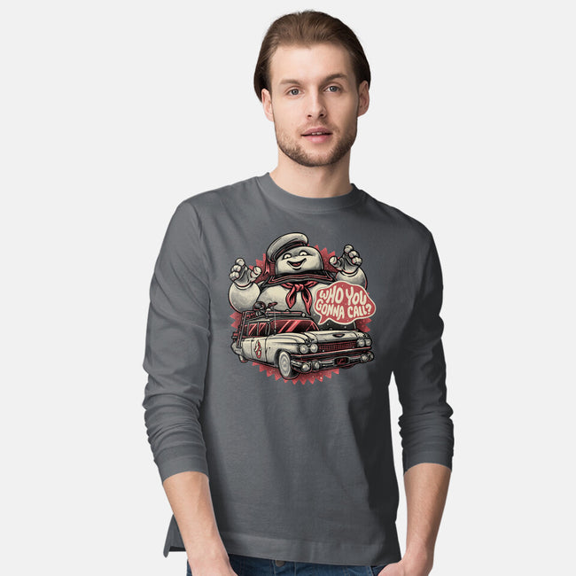 Ghost In The City-Mens-Long Sleeved-Tee-glitchygorilla