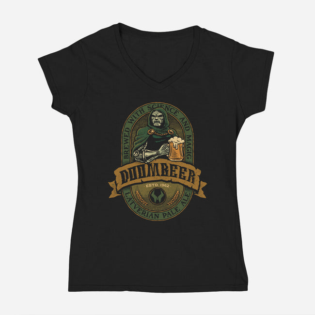 Doombeer-Womens-V-Neck-Tee-teesgeex
