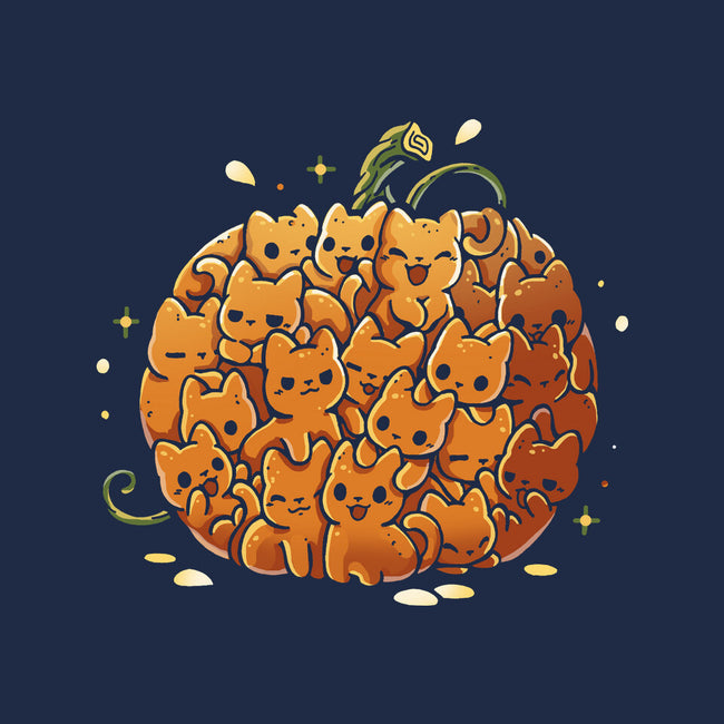 Pumpkin Kittens-None-Fleece-Blanket-Vallina84