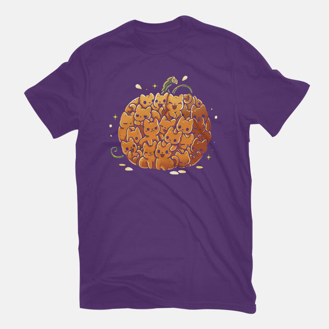Pumpkin Kittens-Mens-Basic-Tee-Vallina84