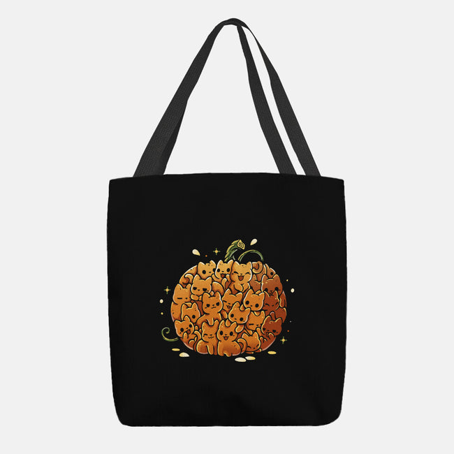 Pumpkin Kittens-None-Basic Tote-Bag-Vallina84