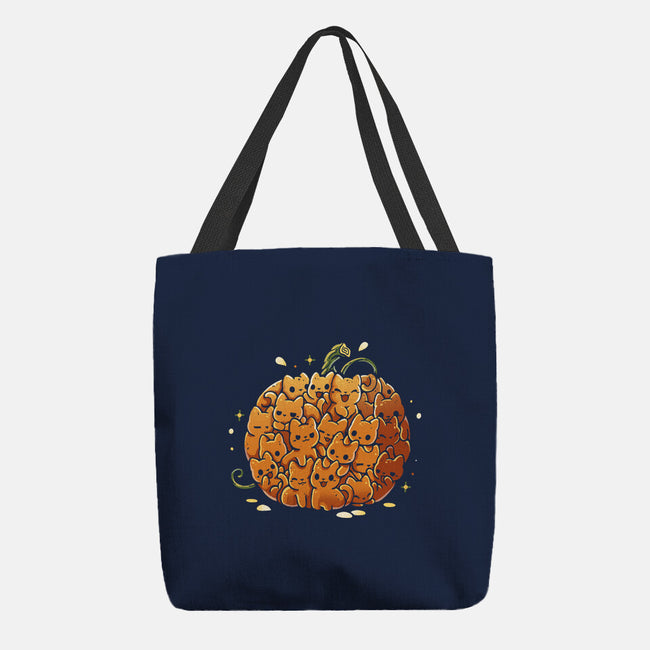 Pumpkin Kittens-None-Basic Tote-Bag-Vallina84