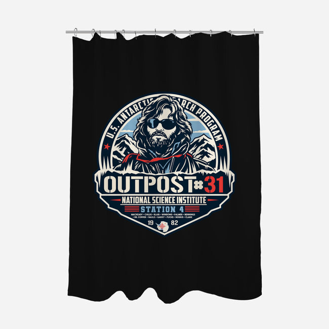 Outpost 31 The Thing-None-Polyester-Shower Curtain-CarloJ1956