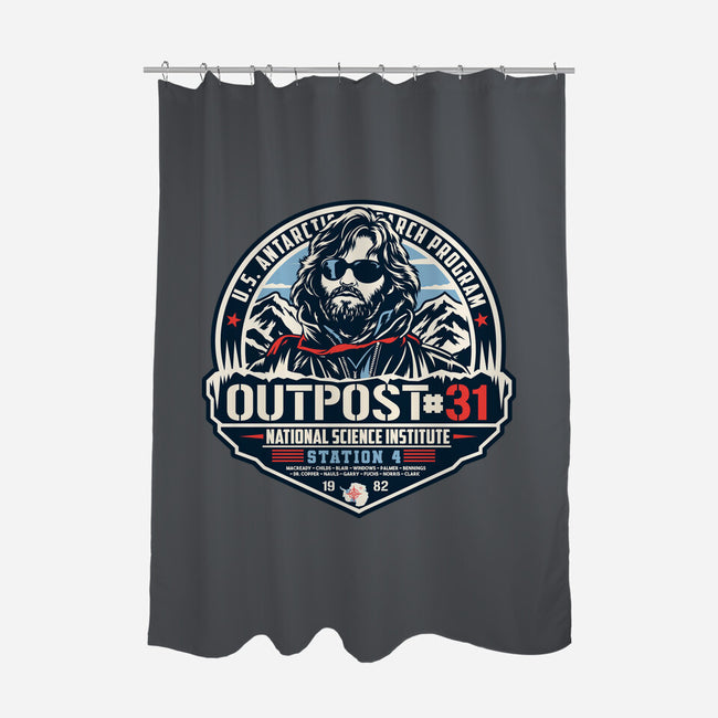 Outpost 31 The Thing-None-Polyester-Shower Curtain-CarloJ1956