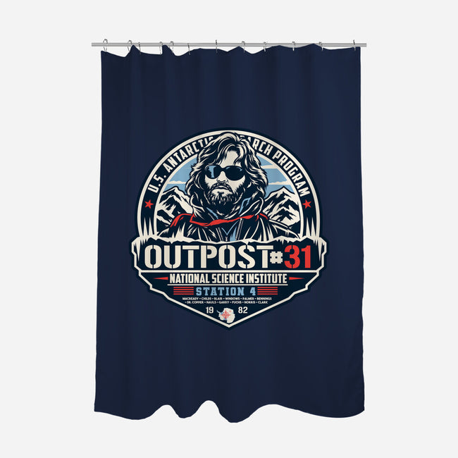 Outpost 31 The Thing-None-Polyester-Shower Curtain-CarloJ1956