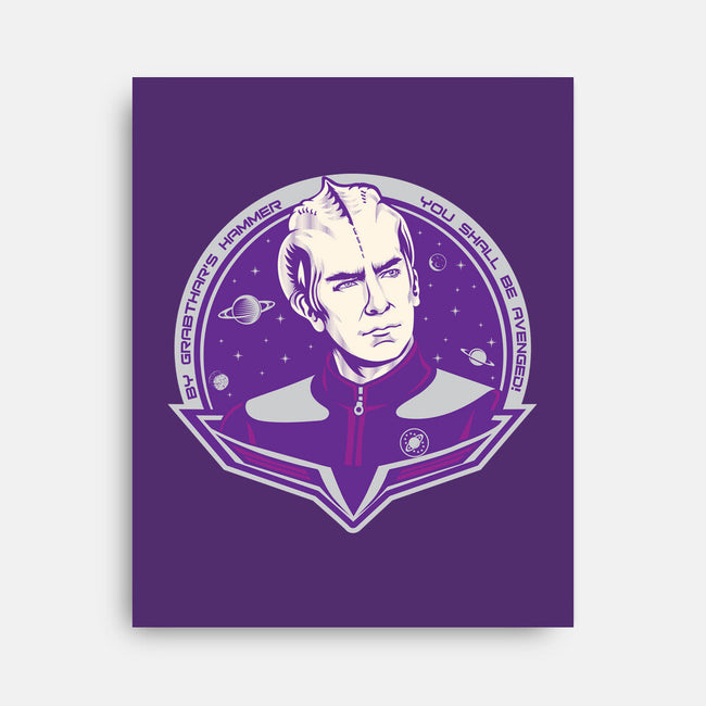 You Shall Be Avenged By Grabthar-None-Stretched-Canvas-CarloJ1956