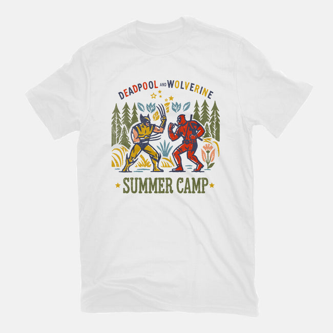 Deadpool Vs Wolverine-Unisex-Basic-Tee-kharmazero