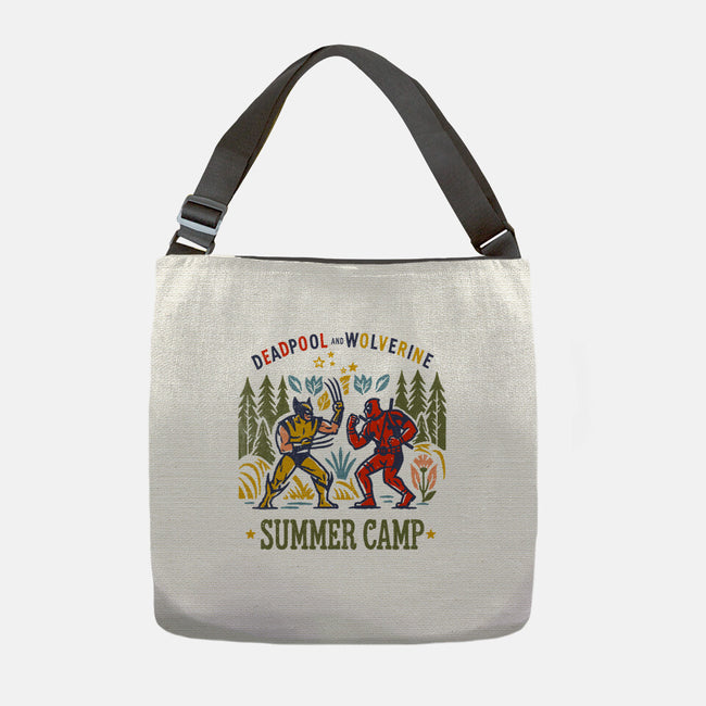 Deadpool Vs Wolverine-None-Adjustable Tote-Bag-kharmazero