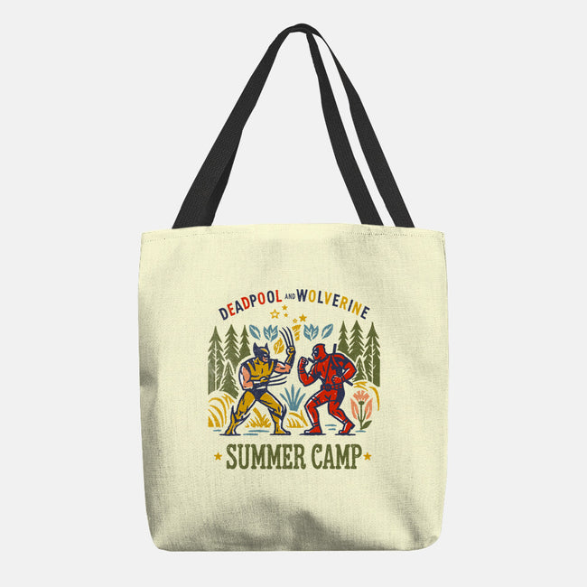 Deadpool Vs Wolverine-None-Basic Tote-Bag-kharmazero
