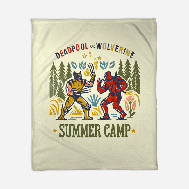 Deadpool Vs Wolverine-None-Fleece-Blanket-kharmazero