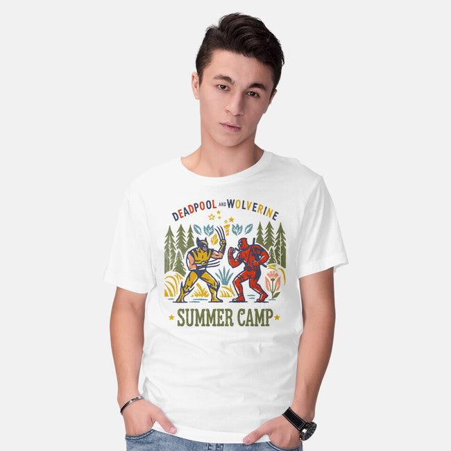 Deadpool Vs Wolverine-Mens-Basic-Tee-kharmazero