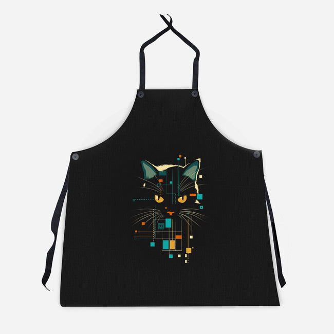 Cat Of Tomorrow-Unisex-Kitchen-Apron-kharmazero