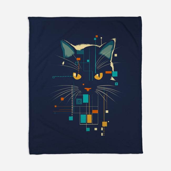 Cat Of Tomorrow-None-Fleece-Blanket-kharmazero