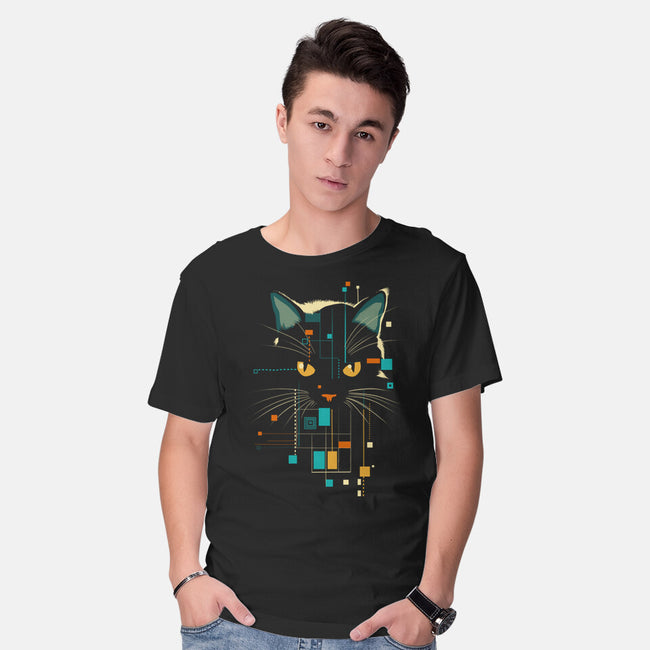 Cat Of Tomorrow-Mens-Basic-Tee-kharmazero
