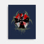 Biohazard Umbrella-None-Stretched-Canvas-rocketman_art