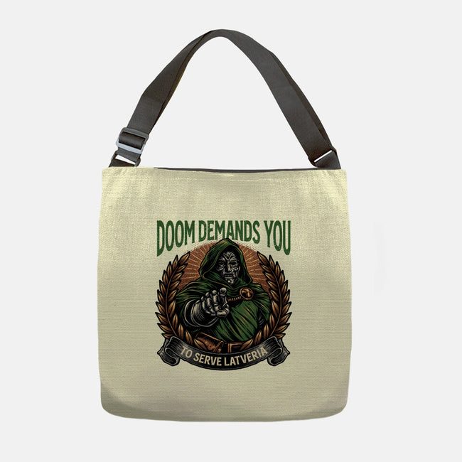 Serve Latveria-None-Adjustable Tote-Bag-glitchygorilla