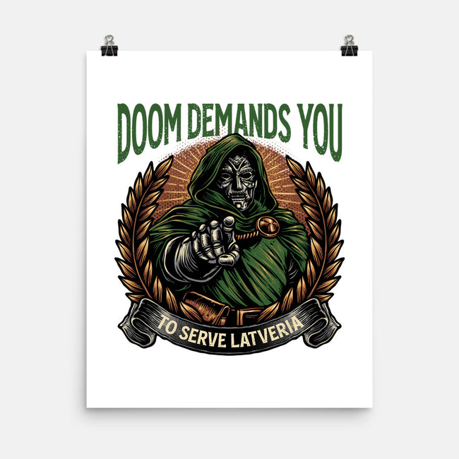 Serve Latveria-None-Matte-Poster-glitchygorilla