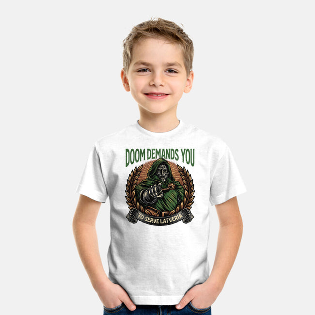 Serve Latveria-Youth-Basic-Tee-glitchygorilla