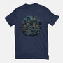 Retro In Peace-Womens-Basic-Tee-glitchygorilla