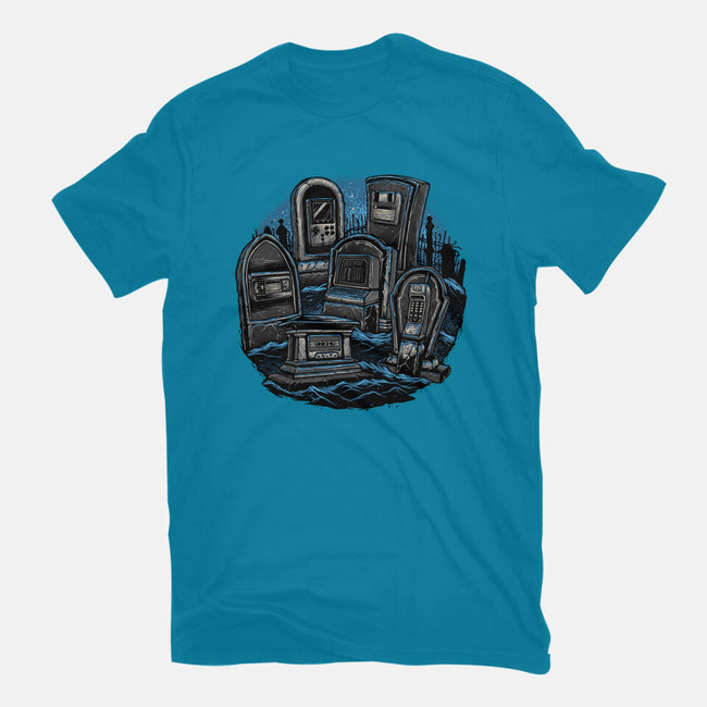 Retro In Peace-Unisex-Basic-Tee-glitchygorilla