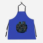 Retro In Peace-Unisex-Kitchen-Apron-glitchygorilla