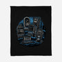 Retro In Peace-None-Fleece-Blanket-glitchygorilla