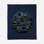 Retro In Peace-None-Fleece-Blanket-glitchygorilla