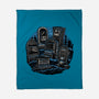 Retro In Peace-None-Fleece-Blanket-glitchygorilla