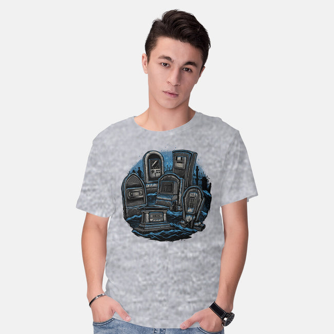 Retro In Peace-Mens-Basic-Tee-glitchygorilla
