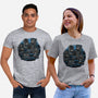 Retro In Peace-Unisex-Basic-Tee-glitchygorilla
