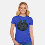 Retro In Peace-Womens-Fitted-Tee-glitchygorilla
