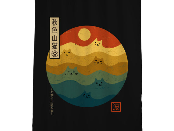 Retro Cat Waves