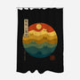 Retro Cat Waves-None-Polyester-Shower Curtain-erion_designs