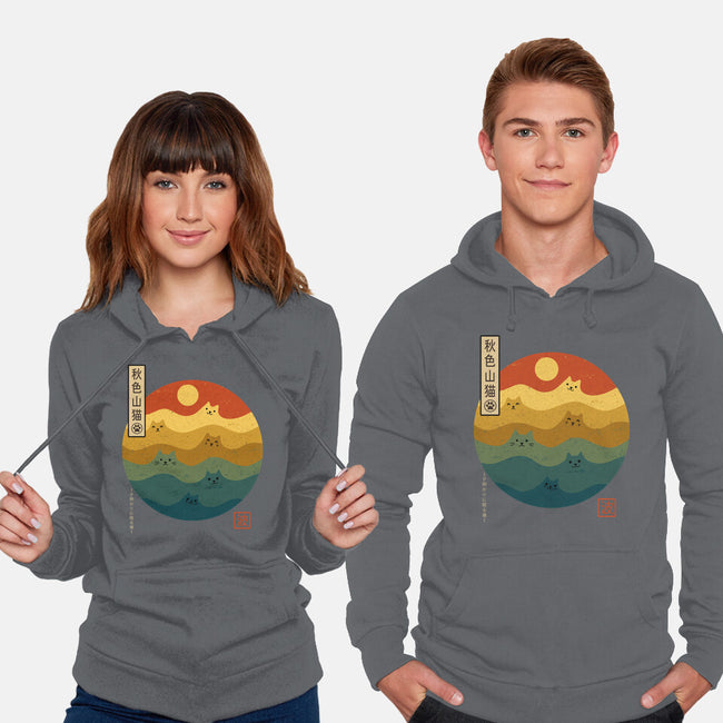 Retro Cat Waves-Unisex-Pullover-Sweatshirt-erion_designs