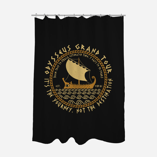 Odysseus Grand Tour-None-Polyester-Shower Curtain-erion_designs