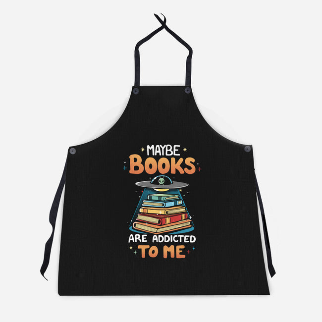 Books Addicted-Unisex-Kitchen-Apron-Vallina84