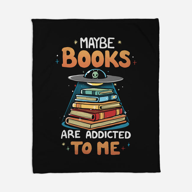 Books Addicted-None-Fleece-Blanket-Vallina84